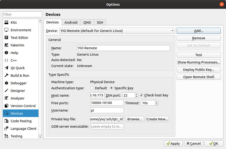 YIO Remote device